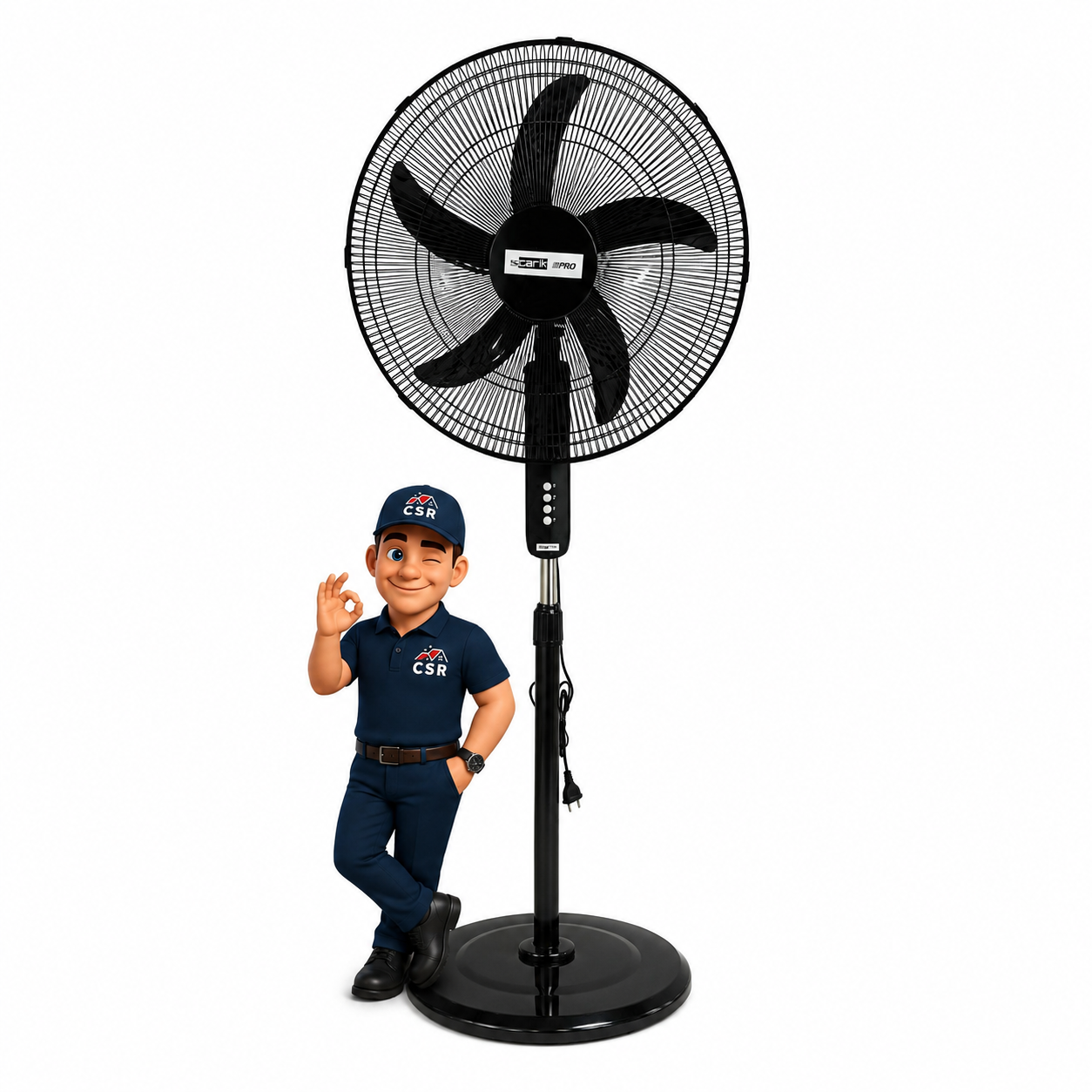 VENTILADOR DE PIE STARKPRO 20 PULGADAS 80W